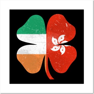 Hongkonger Irish Shamrock Hong Kong Ireland St Patrick's Day Posters and Art